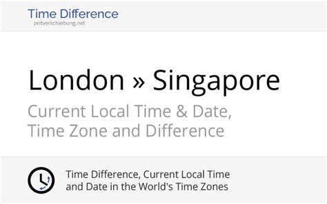 singapore time difference to london